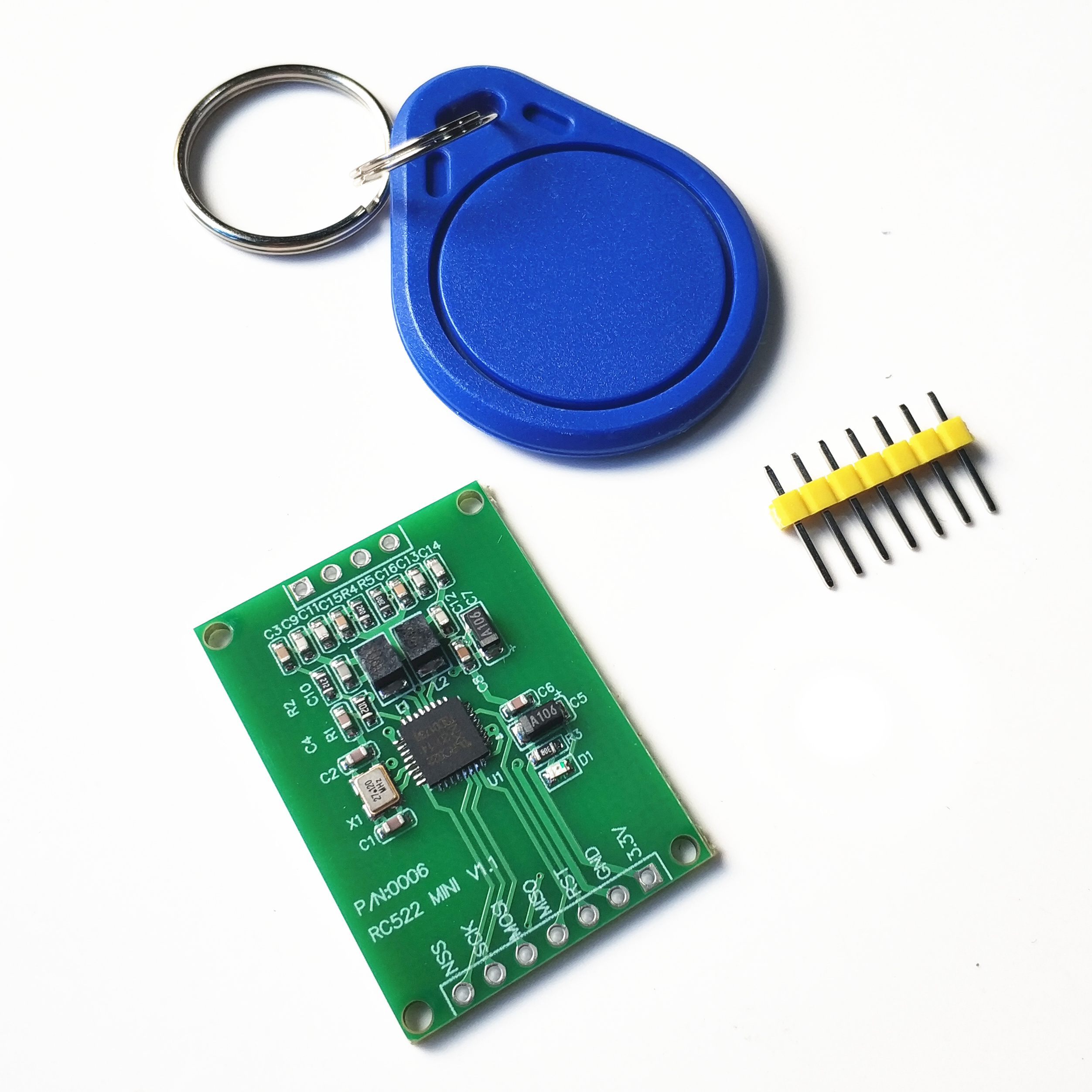 MFRC522 RC522 RFID射频 IC卡感应读写模块 小尺寸迷你版13.56MHZ